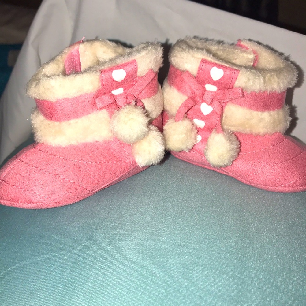 2for$15 New Pink Girls 9-12 Mos Boots